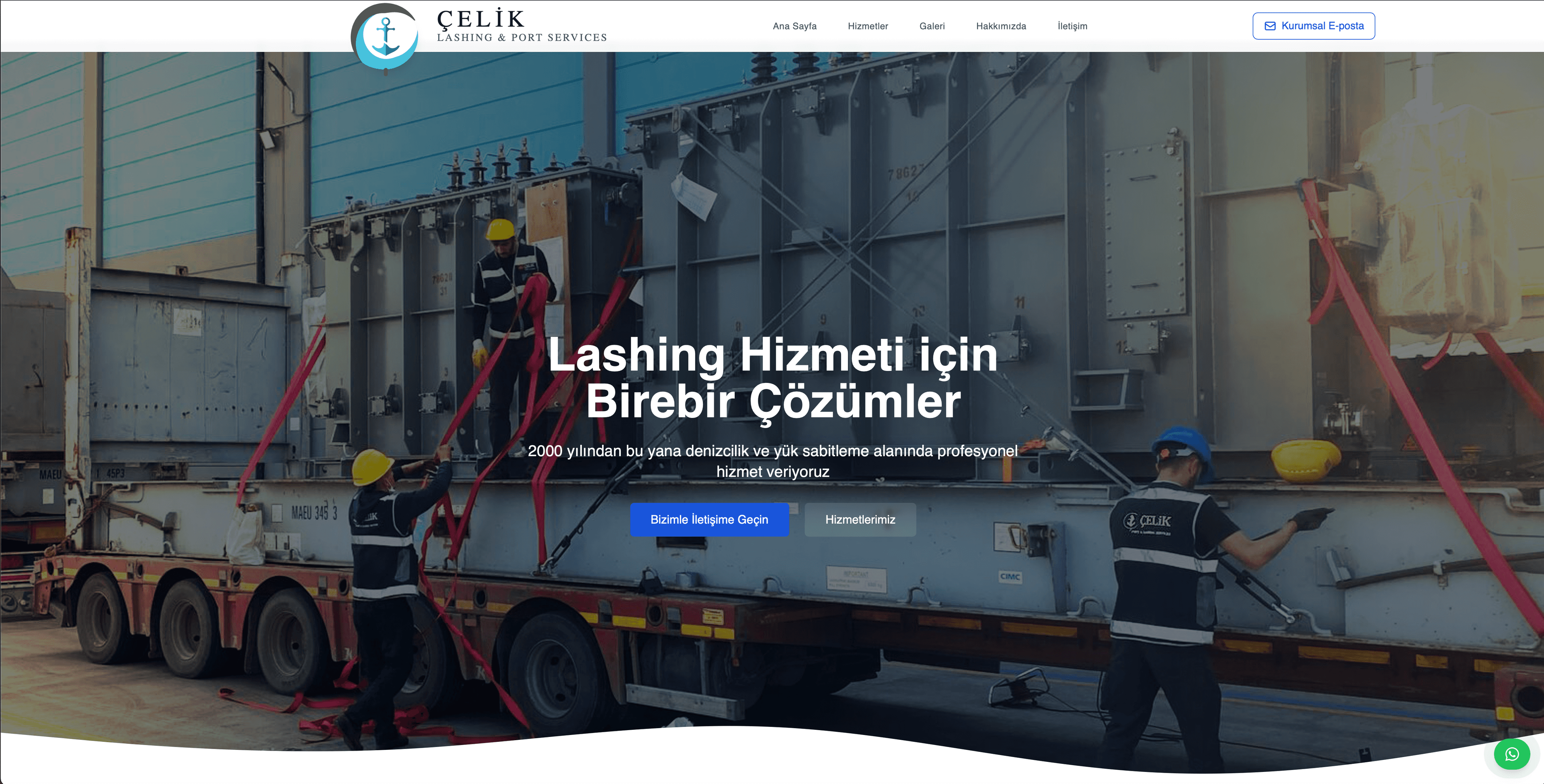 Çelik Denizcilik Web Sitesi